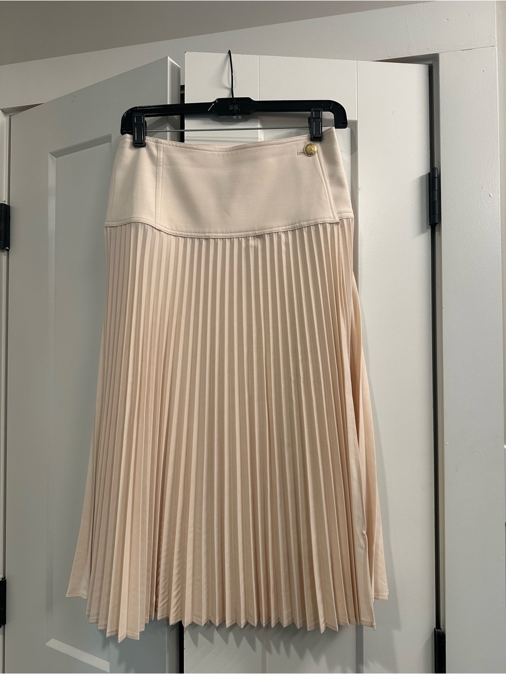 J.Crew Cream Midi Skirt